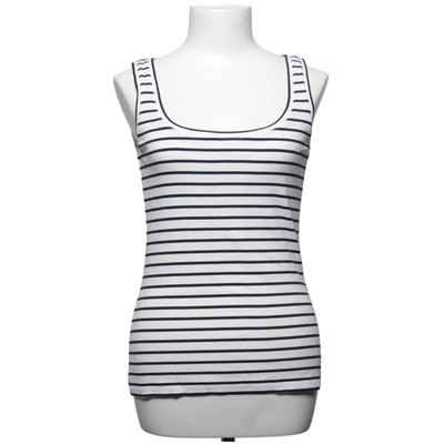 Boden, Tank­top, Größe: S, Weiß/Blau, Baumwolle/Elasthan, Streifen, Damen #MDg