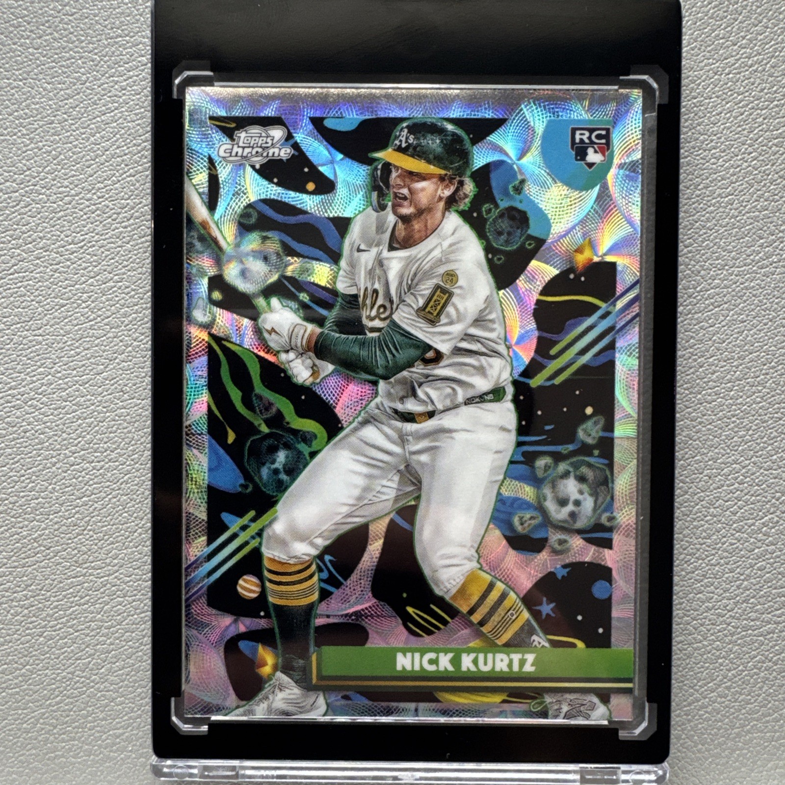 2025 Topps Chrome Cosmic Nick Kurtz Nucleus Refractor SSP  Rookie Card, No-183