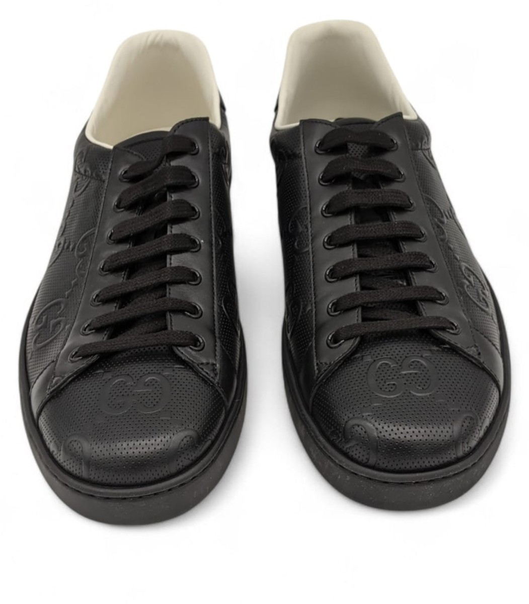 Size 12.5 - Gucci Ace Low Guccy Print for sale online | eBay