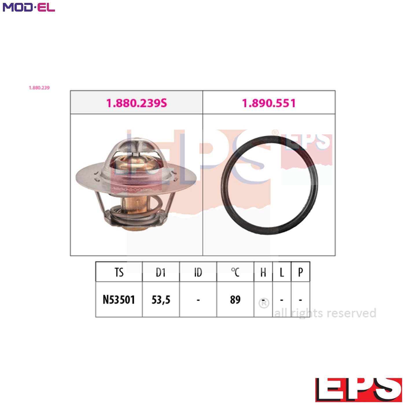 THERMOSTAT COOLANT 1.880.239 FOR RENAULT CLIO/MIO/II/Mk SCENIC/MPV LUTECIA 2.0L