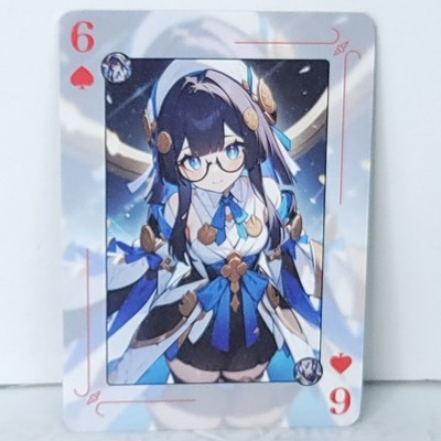 Pela Honkai 6 Hearts Premium Waifu Card Anime Girl Art Oversized Board A6