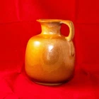 Frankoma Pottery Pitcher Jug Vase #833 Brown Satin Glaze Color 6 1/4” Tall