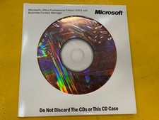 Microsoft Office PRO 2003 software