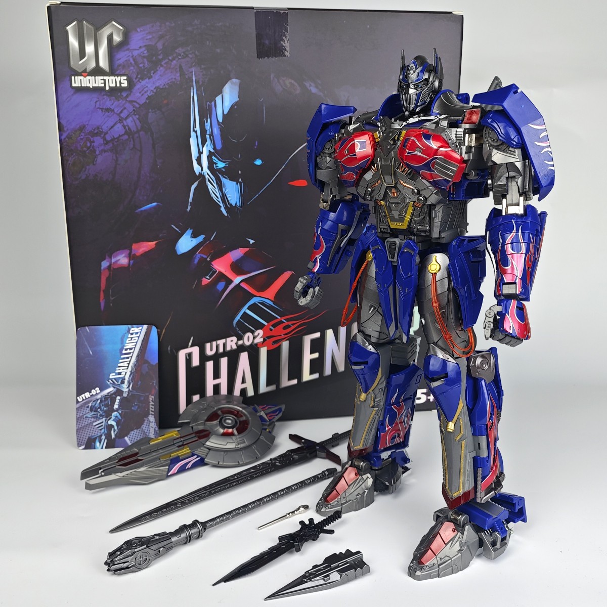 Unique Toys OP Color UT R02 R-02 Knight CHALLENGER Transformation