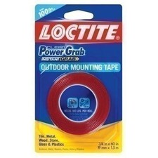Loctite Clear Power Grab outdoor Mounting Tape 3/4 Inch by 60 Inch