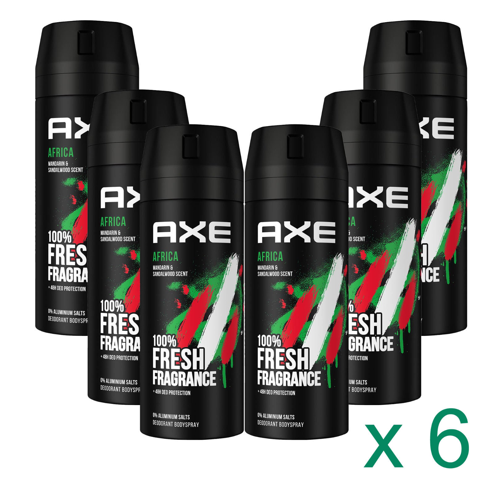 Axe Déodorant Africa protection 48H non stop frais spray 150ml