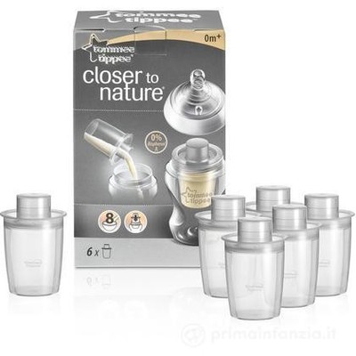 Closer To Nature Dosatore Latte In Polvere Tommee Tippee 6 Pezzi