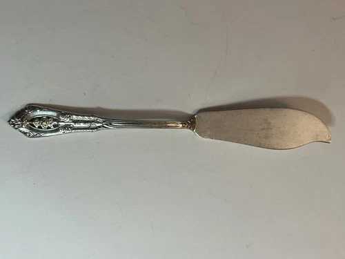 Wallace Sterling Silver Rose Point Master Butter Knife 7” Long 36 Grams
