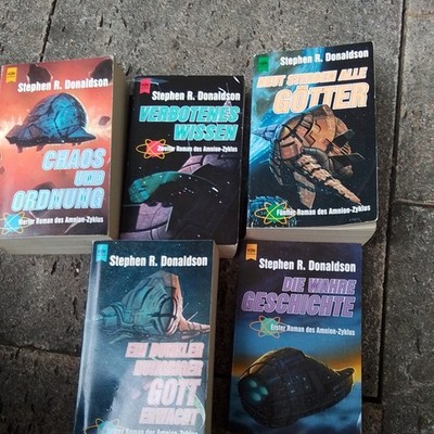 Stephen R. Donaldson Der Amnion-Zyklus 5x TB Sci-Fi DE: Verbotenes Wissen u.a.
