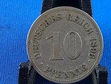 GERMANY EMPIRE  10 PFENNIG 1896 E    (A1/26)