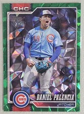 Daniel Palencia SP 66/99 - 2026 Topps Series 1 #158 Green Diamante Foil Chicago
