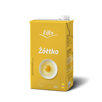 4337271456639 Eifix żółtko, pasteryzowane, płynne, Tetra Brik, 1000g Transgourme