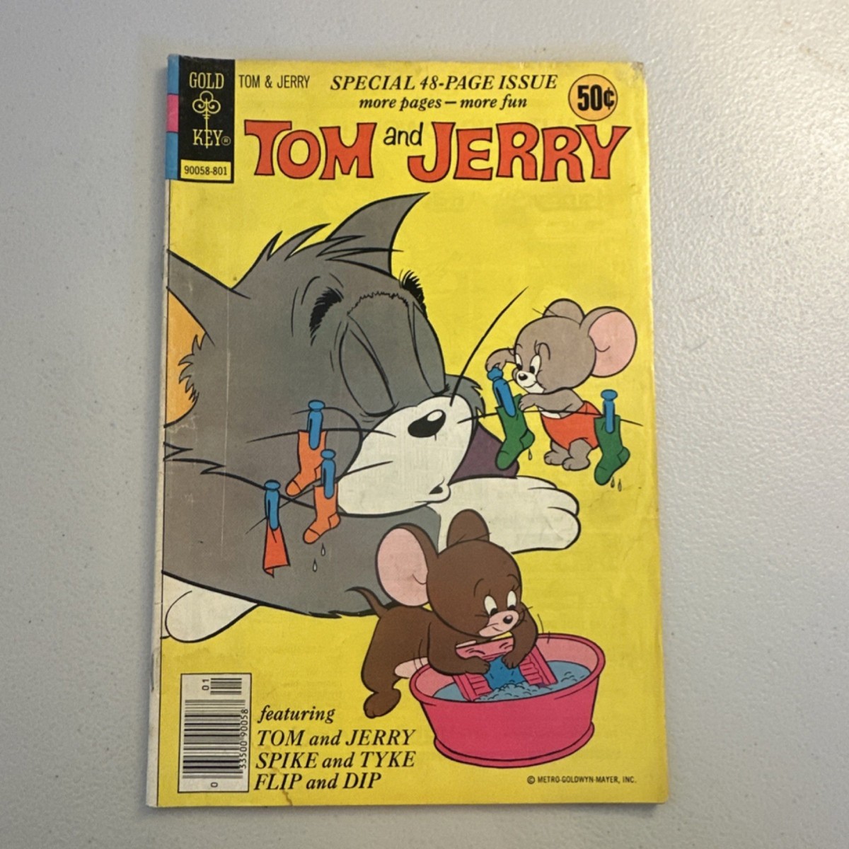 Gold Key Comics Tom & Jerry #90058-801 Comic Book Bronze Age