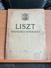 Franz Liszt Rhapsodie hongroise n°11 partition piano Heugel Risler