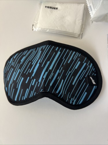 COLE HAAN AMERICAN AIRLINES amenity kit bag 3LAB Collection Black Blue - Picture 5 of 12
