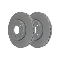 2X Bremsscheibe ATE 24.0125-0199.1 Passend FüR Ford