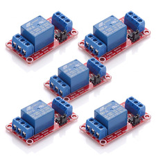 5PCS 1 Channel 5V DC Relay Module Board with Optocoupler