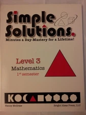 Simple Solutions Mathematics Level 3, Semester 1, SE