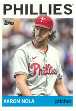 2025 Topps Archives Baseball #3 Aaron Nola, Philadelphia Phillies