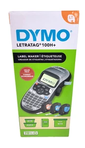 DYMO Imprimante portable Handheld Label Maker Noir Argent Letratag 100H+ neuf