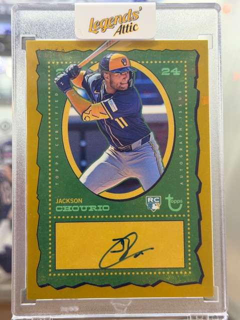 2024 Brooklyn Collection Jackson Chourio Auto #JC Gold /50 (AU, RC)