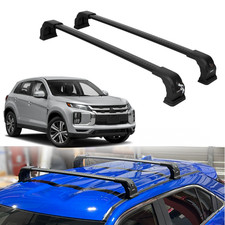 Erkul Roof Rack Cross Bars Fits Outlander Sport 2011-2026 Aluminum Black