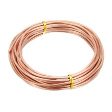 99.9% Soft Copper Wire 8 Gauge/3.2 mm Diameter 52 Feet/16m 1 Pound