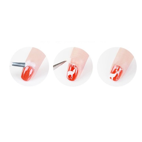 Nails Design Clear Silicone Nail Art Scraper Nails Gel Nail Polish StampiS* - Picture 4 of 9