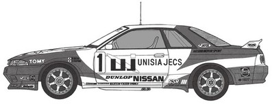 Fujimi Model 1/12 AXES Series No.5 Unisia Jecs Skyline BNR32 1993 JTC Model kit