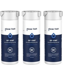GLACIER FRESH GE XWF Replacement Refrigerator Water Filter 3-Pack