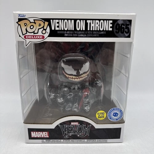 Funko Pop! Marvel Venom on Throne Brilla Edición Especial #965