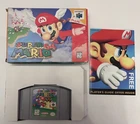 Super Mario 64 (Nintendo 64, 1999) with packaging.