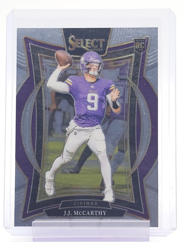 J.J. MCCARTHY 2024 SELECT CONCOURSE ROOKIE #24 FOOTBALL MINNESOTA VIKINGS Q7183