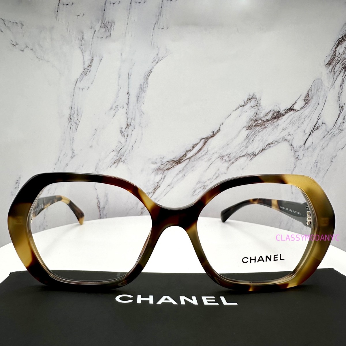 ゆうこ CHANELメガネフレーム Chanel 5126 C 501 87 3N – Vintage Frames Company