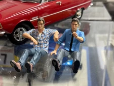 2PC 1/18 Supernatural Action Figures Toy Statue Figurine Model Collectible