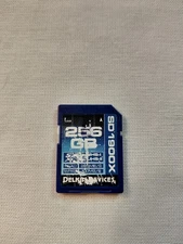 Used Delkin Devices 256GB BLACK UHS-II SDXC Memory Card, USA Seller