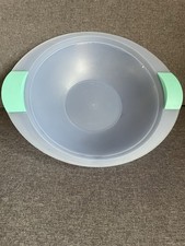Große Schale, Obstschale 12x38 × 33cm Junge Welle 2,8 L Blau Grün ￼ Gebraucht ￼
