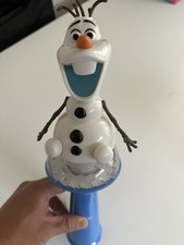 Disney Parks Exclusive Olaf Frozen Light Up Bubble Blower Wand Tested READ
