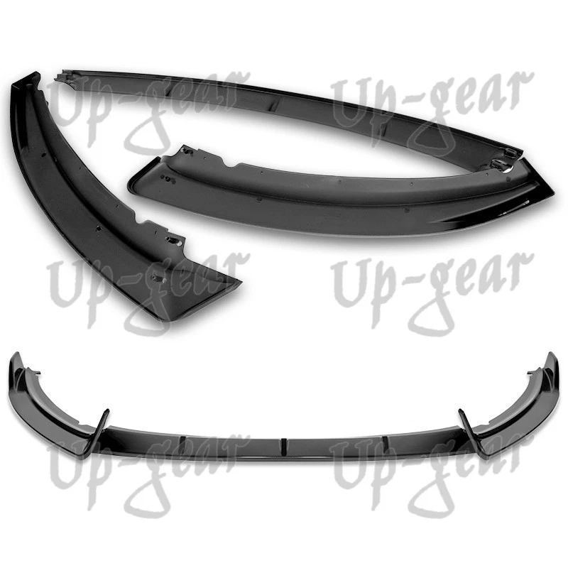 Parachoques delantero pintado negro para Ford Focus ST GT 2012-2014 estilo alerón labio Foto 4 de 4