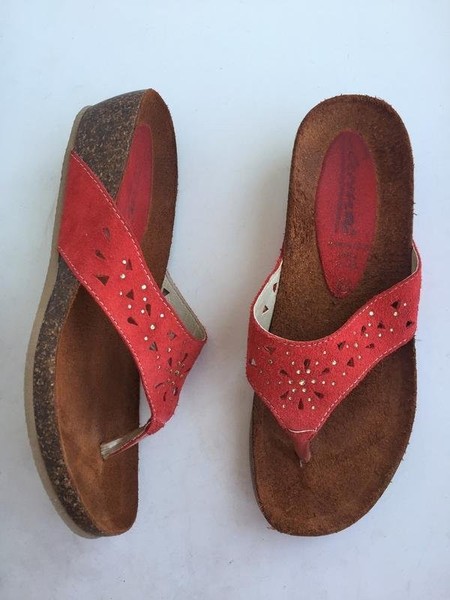 Women Heels Red 37 #60F9