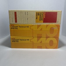 Lot of 3 Kodak Carousel Transvue 140 Slide Projector Trays Original Boxes