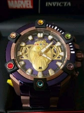 Invicta Thanos Marvel 56 mm *LIMITED EDITION* Swiss Z60 Quarts Watch 34310