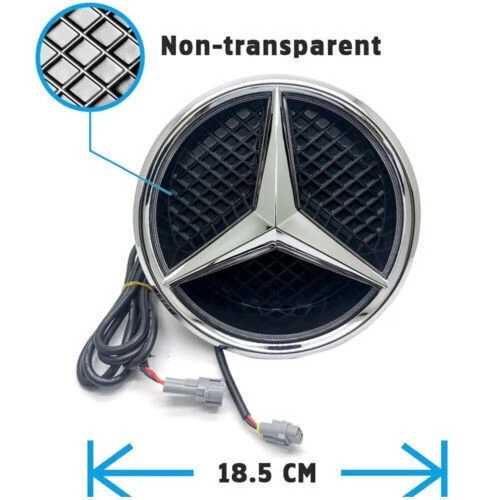 Fit Mercedes-Benz Front Grille Star Emblem LED Light Illuminated Badge US NEW - Image 2 of 4