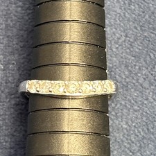 Natural Diamond & Platinum Eternity Ring