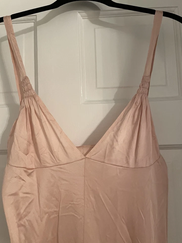 Vestido de Colección John Kloss CIRA Vestido Sin Mangas Vestido Rosa Excelente Talla Pequeña Foto 4 de 4