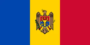Moldova Flag Self Adhesive Vinyl Sticker