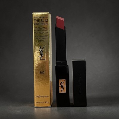 YSL Rouge Pur Couture The Slim Velvet Radical Lipstick #302 Brown No Way Back