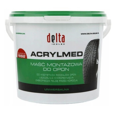 Montagepaste Grün ACRYLMED 4kg Reifenmontage Montierpaste DELTA