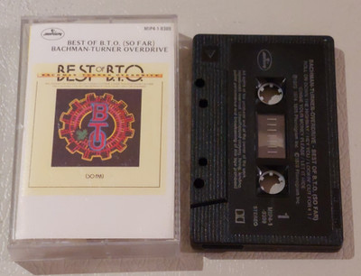 BACHMAN-TURNER OVERDRIVE K7  '' Best of B.T.O. (So Far) '' MERCURY Canada