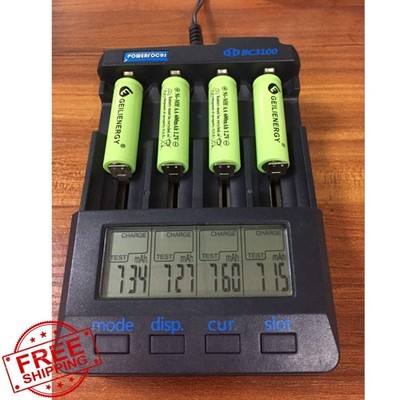 GEILIENERGY AA Ni-MH Rechargeable Solar Batteries 600mAh 4pk